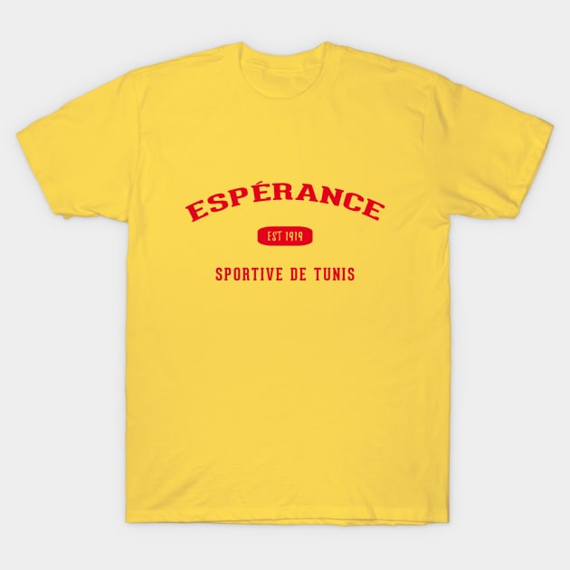 Esperance Sportive de Tunis T-Shirt by CulturedVisuals